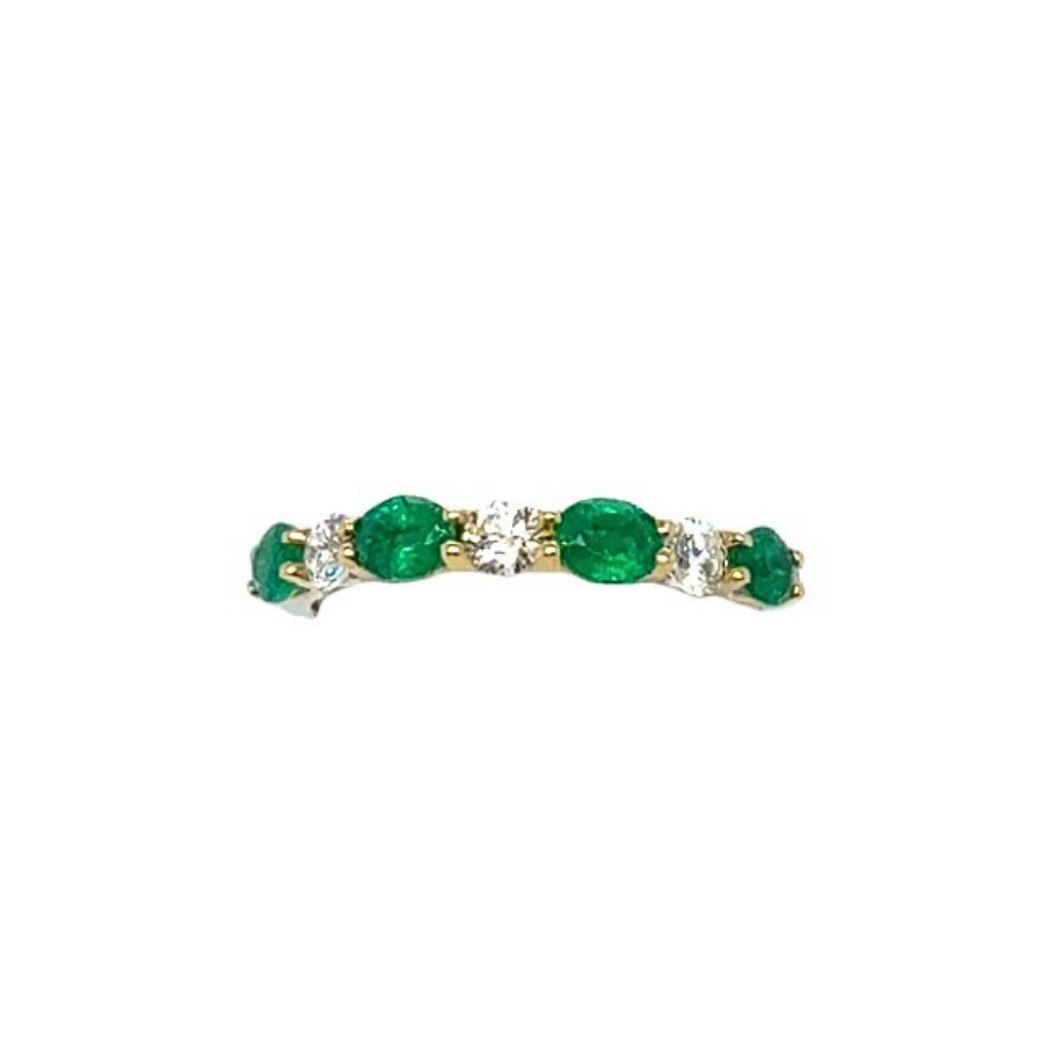 Emerald & Diamond Ring